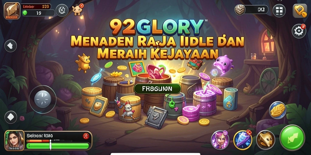 Tampilan gameplay 92GLORY yang menarik dan penuh strategi.