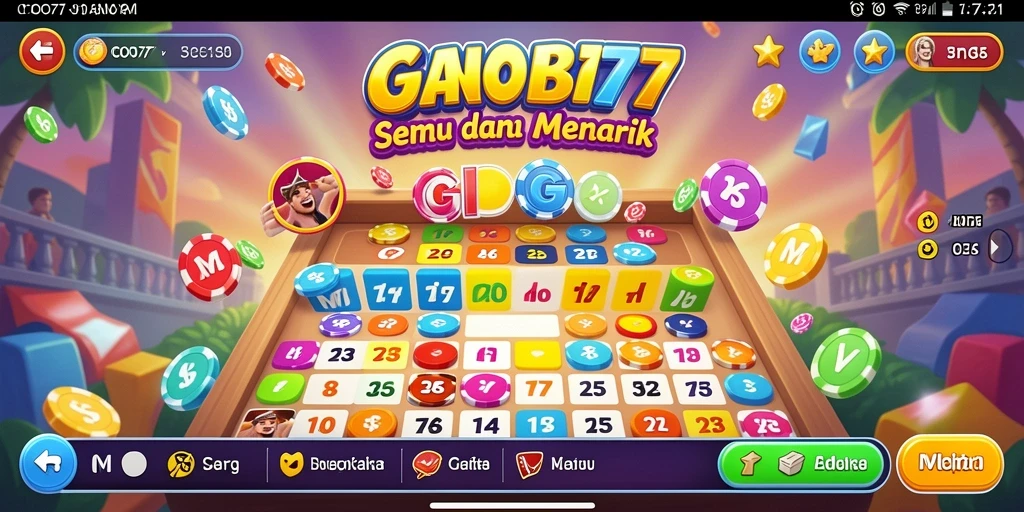 Tampilan gameplay menarik dan seru pada game Bingo COO77.