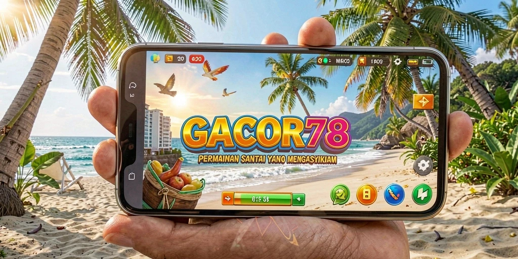 Tampilan gameplay GACOR78 yang penuh warna dan seru.