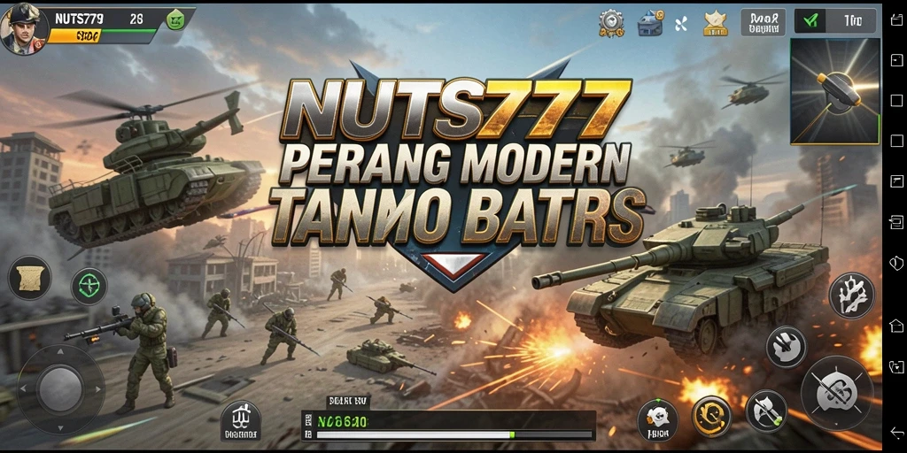 Tangkapan layar menampilkan aksi gameplay NUTS777 yang mendebarkan.