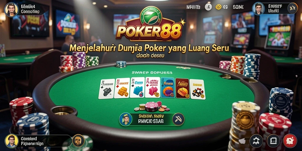 Tangkapan layar menunjukkan gameplay POKER88 yang imersif dan mendebarkan.
