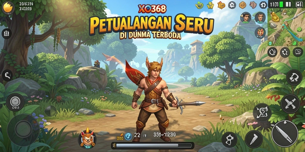 Gameplay menarik dari XO368 dalam dunia terbuka yang luas.